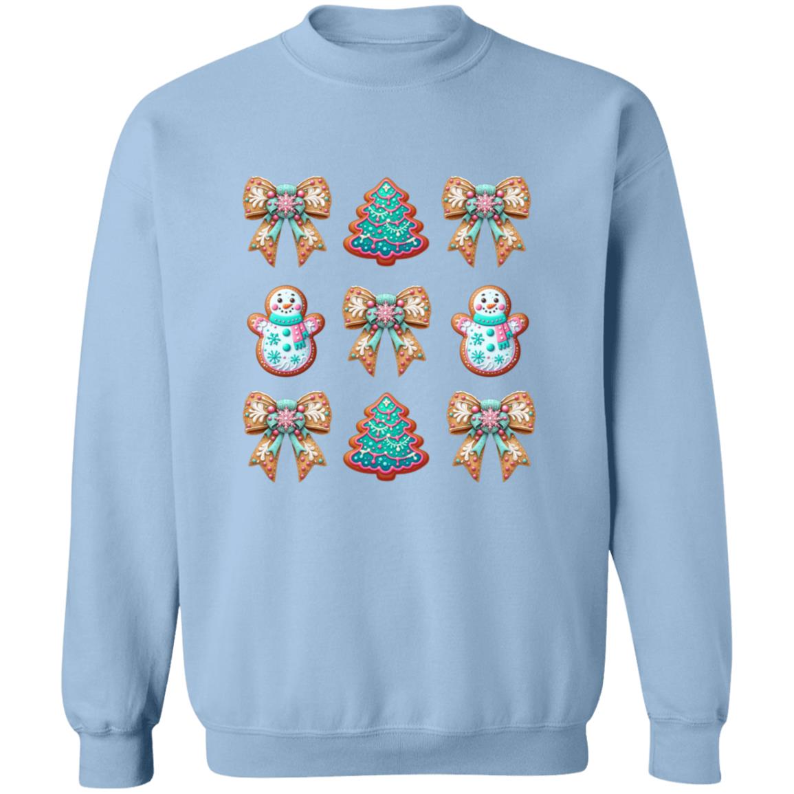 Gingerbread Cookie Crewneck Pullover Sweatshirt