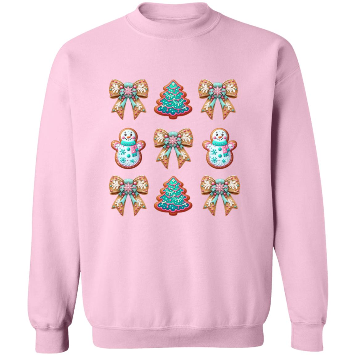 Gingerbread Cookie Crewneck Pullover Sweatshirt