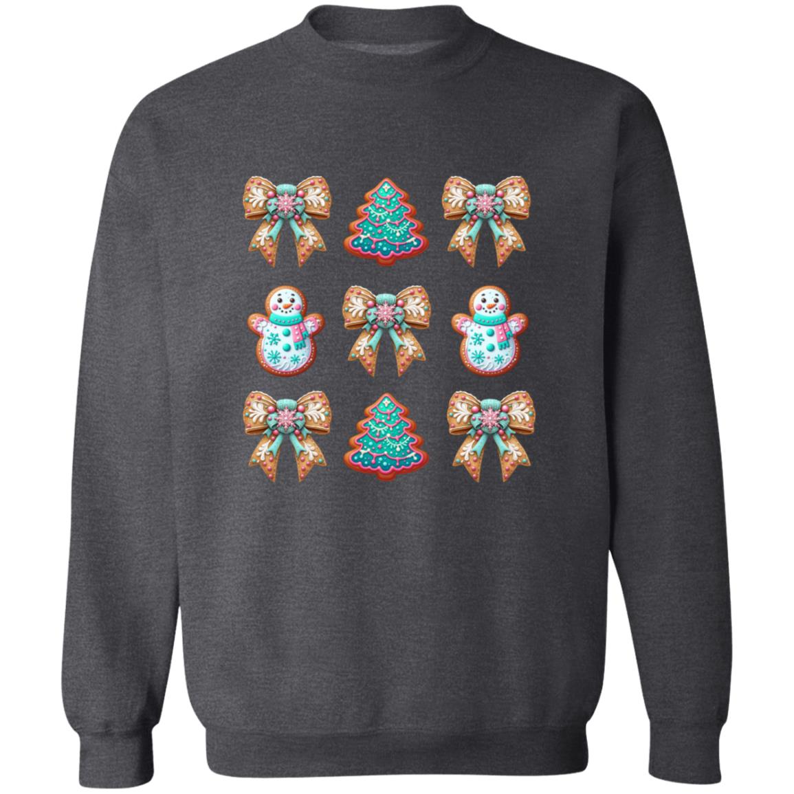 Gingerbread Cookie Crewneck Pullover Sweatshirt