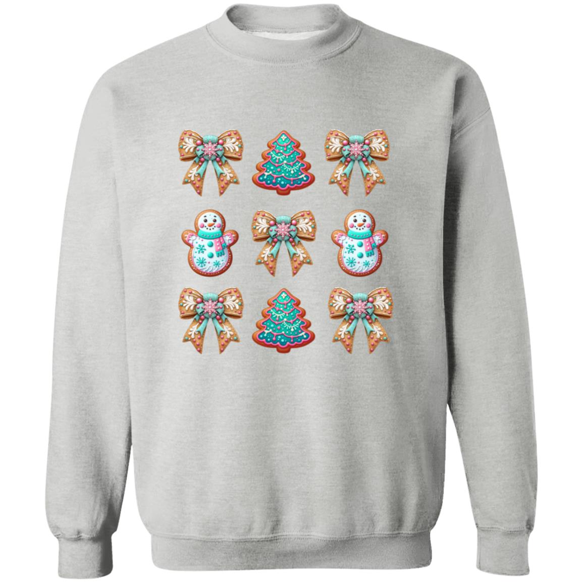 Gingerbread Cookie Crewneck Pullover Sweatshirt